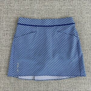 Polo Ralph Lauren RLX Girls Small (7) Pleated Skort Royal/Blue